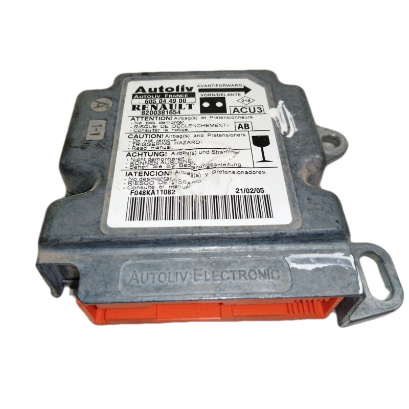 Recambio de centralita airbag para nissan kubistar (x76) premium (l1) referencia OEM IAM 605044900  