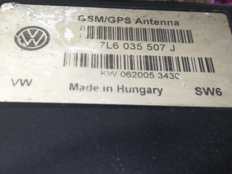 Recambio de antena para volkswagen touareg (7l6) 5.0 v10 tdi dpf referencia OEM IAM 7L6035507J  