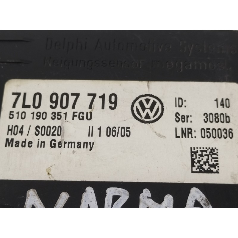 Recambio de modulo electronico para volkswagen touareg (7l6) tdi v10 referencia OEM IAM 7L0907719  