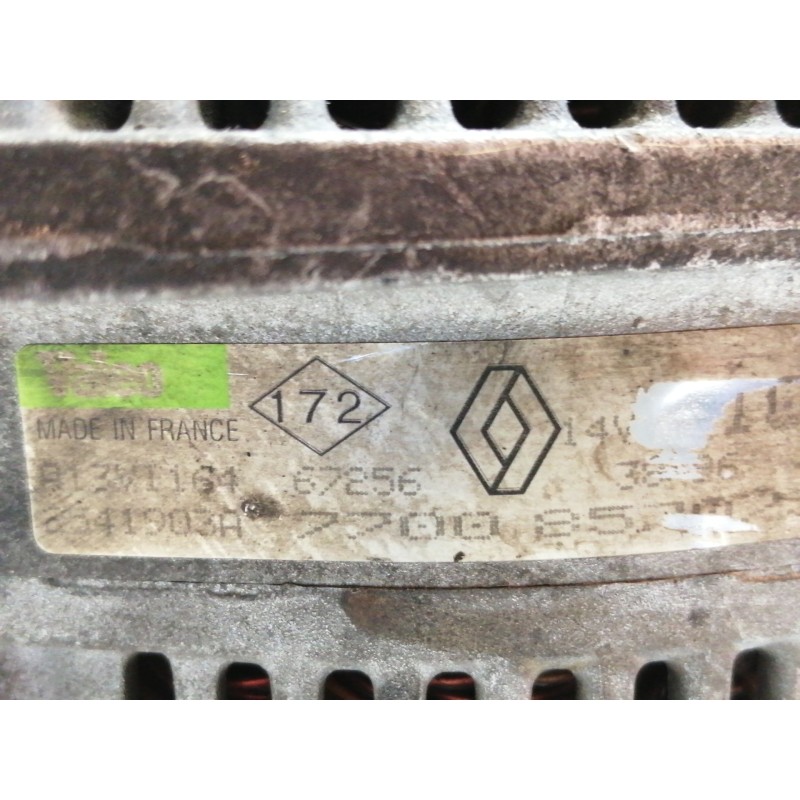 Recambio de alternador para renault megane i berlina hatchback (ba0) referencia OEM IAM 7700857023  