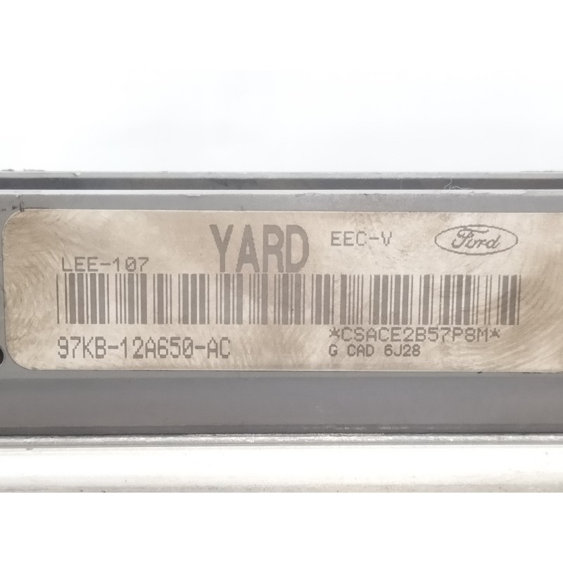 Recambio de centralita motor uce para ford ka (ccq) 1.3 cat referencia OEM IAM 97KB12A650AC  