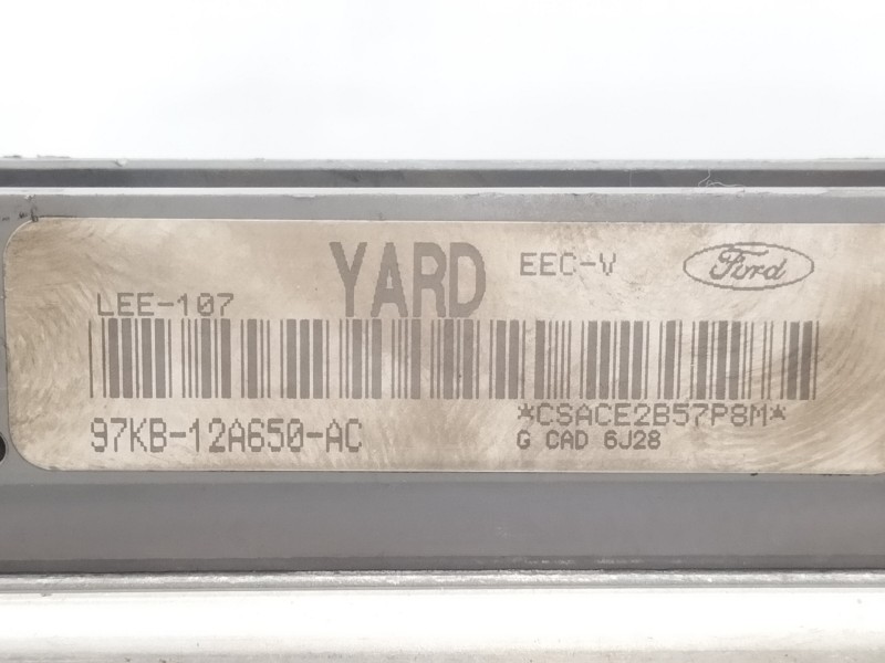 Recambio de centralita motor uce para ford ka (ccq) 1.3 cat referencia OEM IAM 97KB12A650AC  
