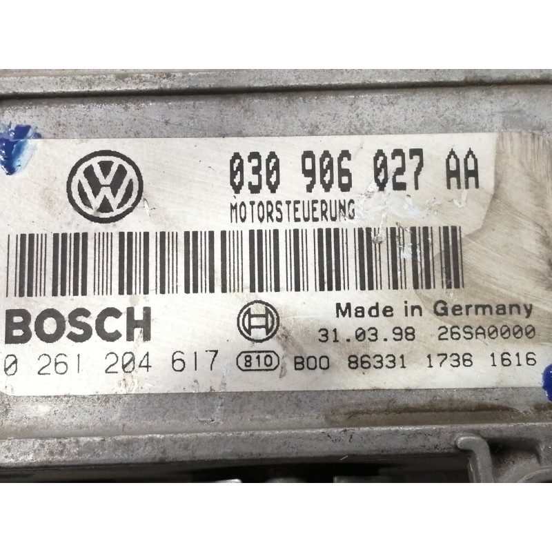 Recambio de centralita motor uce para volkswagen polo berlina (6n1) sport referencia OEM IAM 030906027AA  