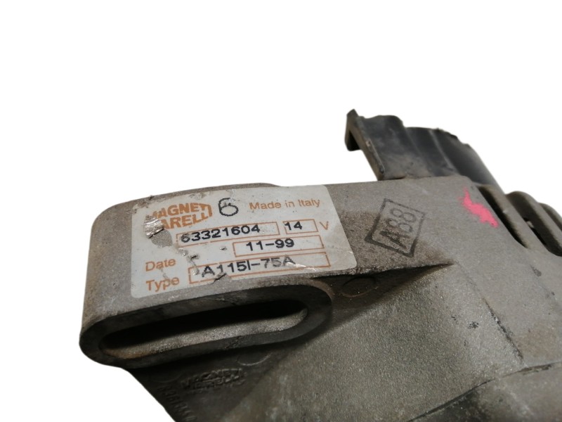 Recambio de alternador para lancia lancia y 1.2 cat referencia OEM IAM 63321604 A115175A MAGNETI MARELLI