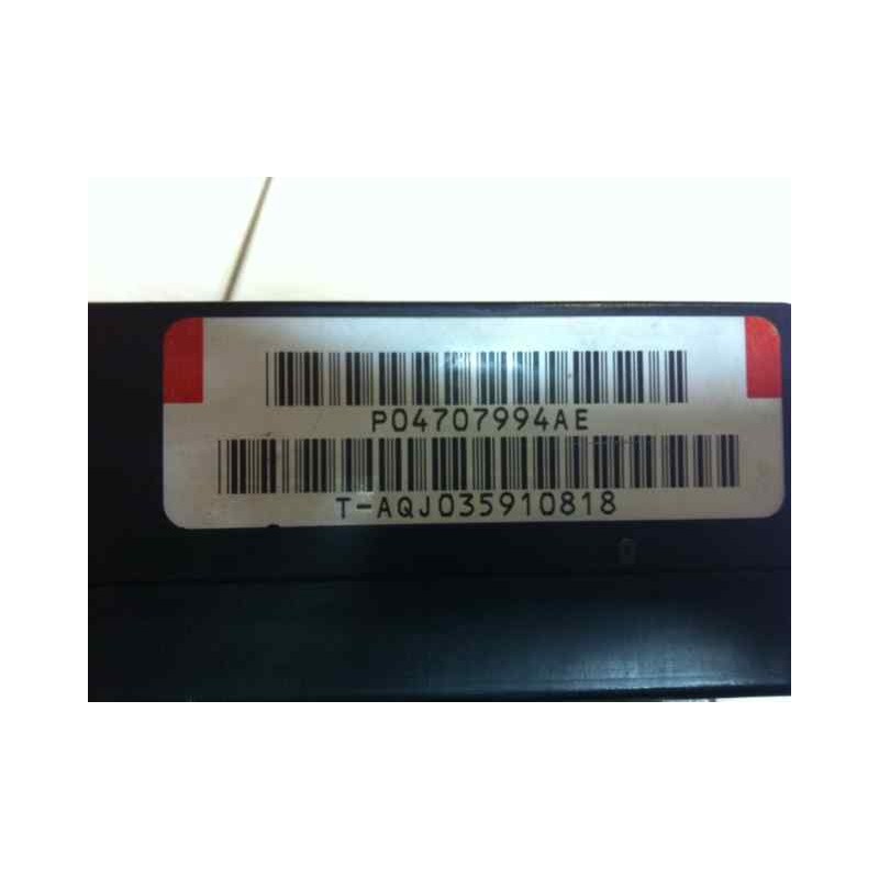 Recambio de centralita motor uce para chrysler voyager (gs) 2.5 turbodiesel referencia OEM IAM P04686502AD  