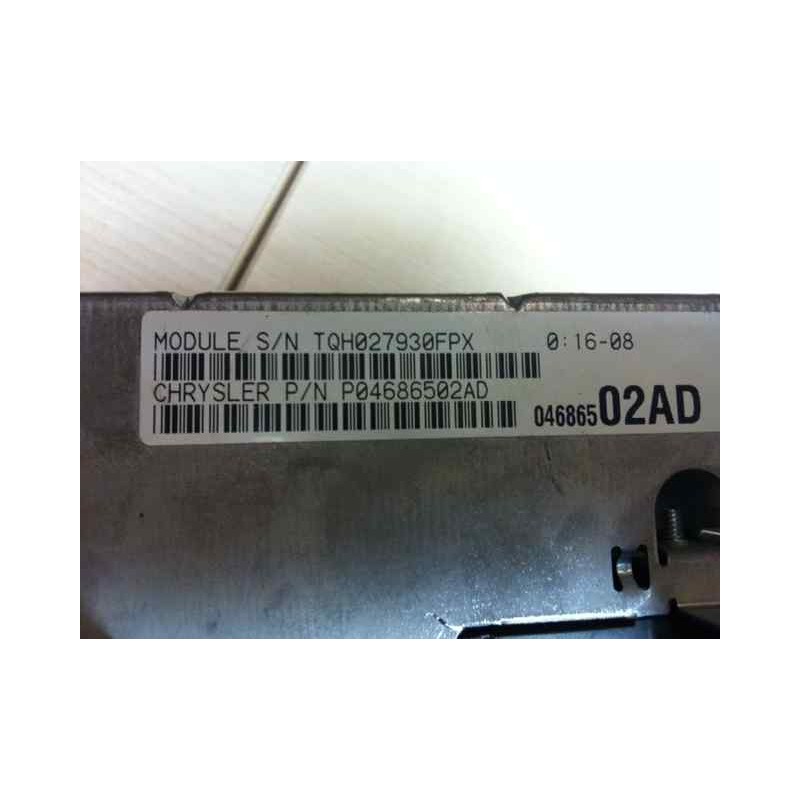 Recambio de centralita motor uce para chrysler voyager (gs) 2.5 turbodiesel referencia OEM IAM P04686502AD  