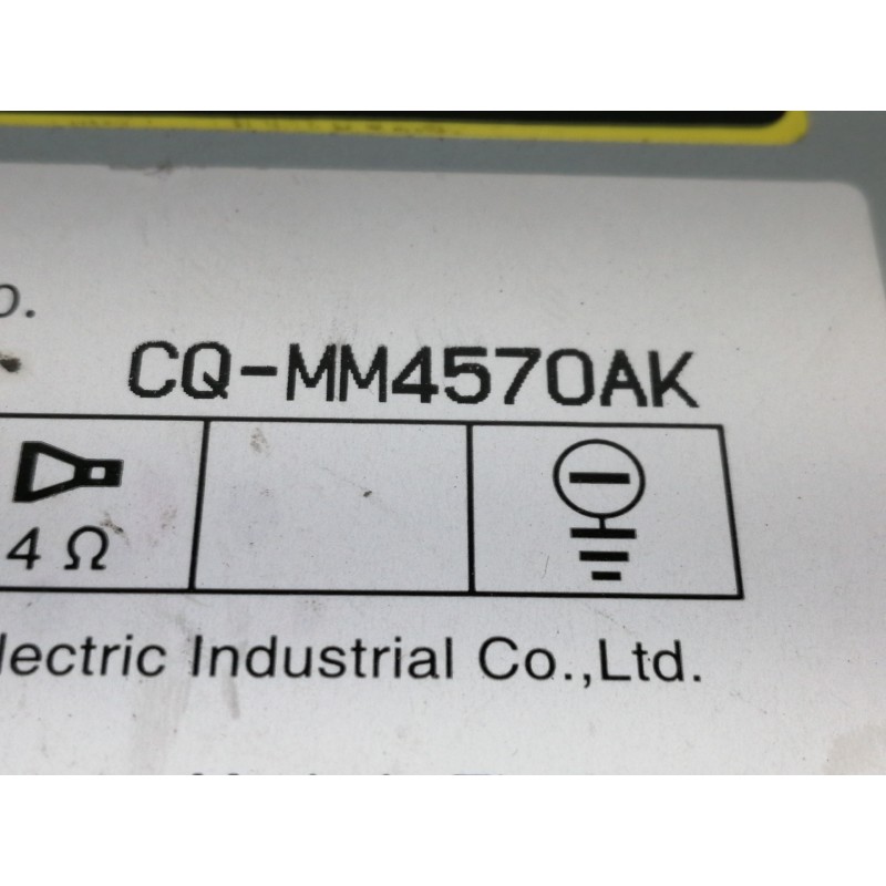Recambio de sistema audio / radio cd para mazda 5 (cw) 1.8 cat referencia OEM IAM CQMM4570AK  