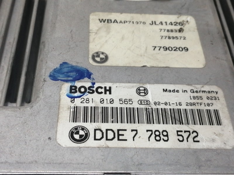 Recambio de centralita motor uce para bmw serie 3 touring (e46) 2.0 16v diesel cat referencia OEM IAM 0281010565  