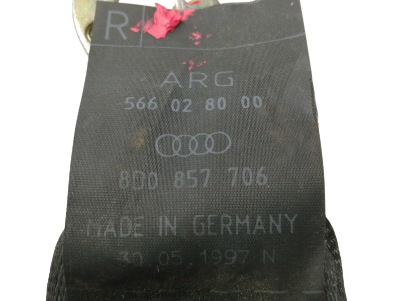 Recambio de cinturon seguridad delantero derecho para audi a4 avant (b5) 1.9 tdi referencia OEM IAM 8D0857706  
