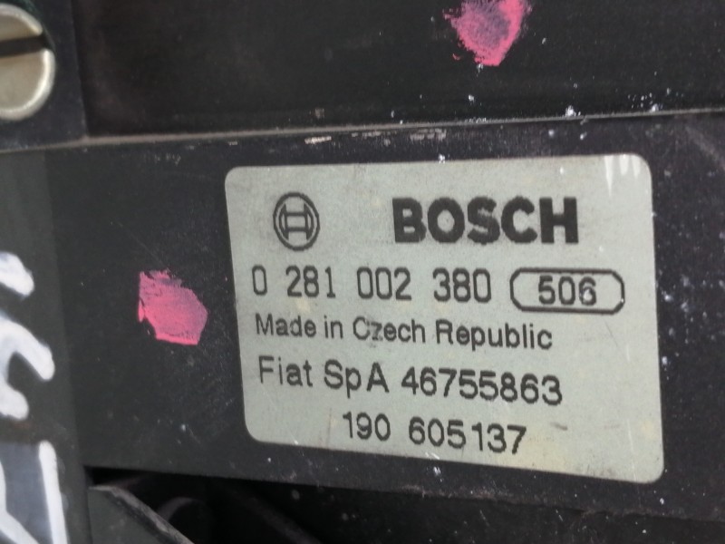 Recambio de potenciometro pedal para alfa romeo 147 (190) 2.0 16v cat referencia OEM IAM 0281002380  