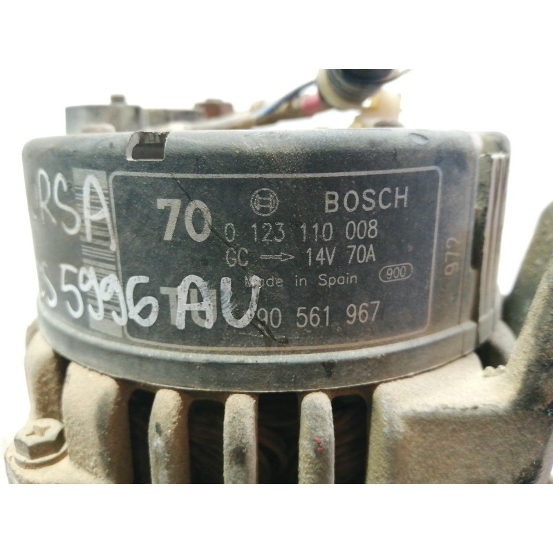 Recambio de alternador para opel corsa b eco referencia OEM IAM 0123110008 90561697 