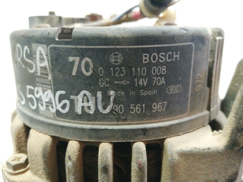 Recambio de alternador para opel corsa b eco referencia OEM IAM 0123110008 90561697 