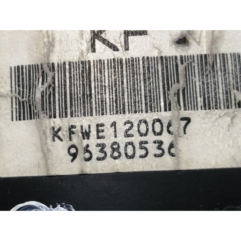 Recambio de cuadro instrumentos para daewoo matiz s plus referencia OEM IAM 96380536  