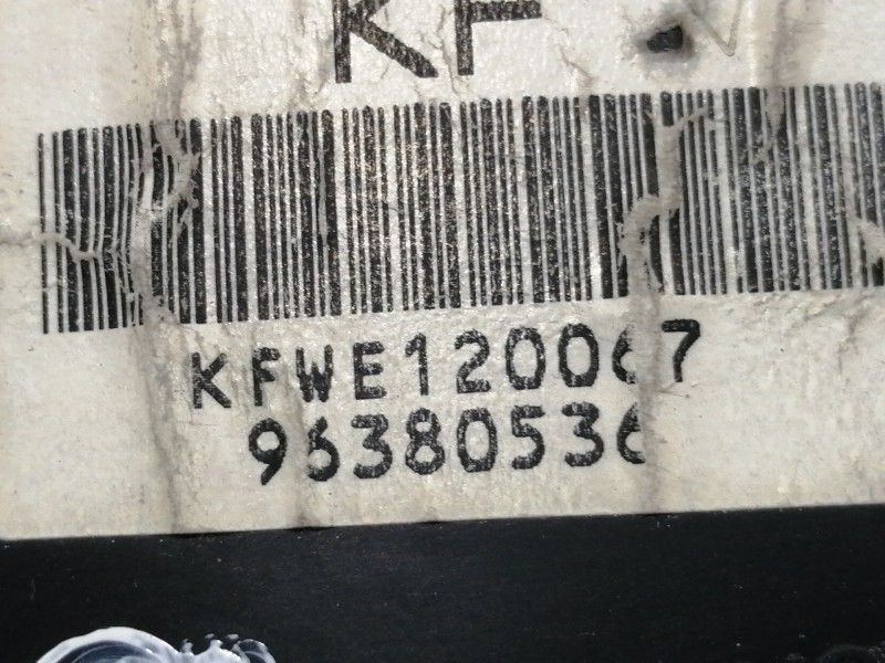 Recambio de cuadro instrumentos para daewoo matiz s plus referencia OEM IAM 96380536  