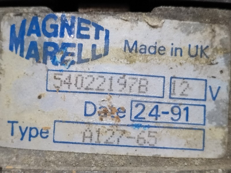 Recambio de alternador para land rover range rover (lp) se (140kw) referencia OEM IAM A12765  