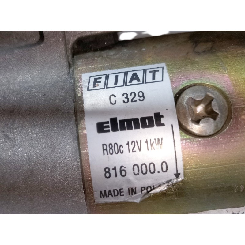 Recambio de motor arranque para fiat cinquecento (170) 0.9 i.e. referencia OEM IAM 8160000 8160000 
