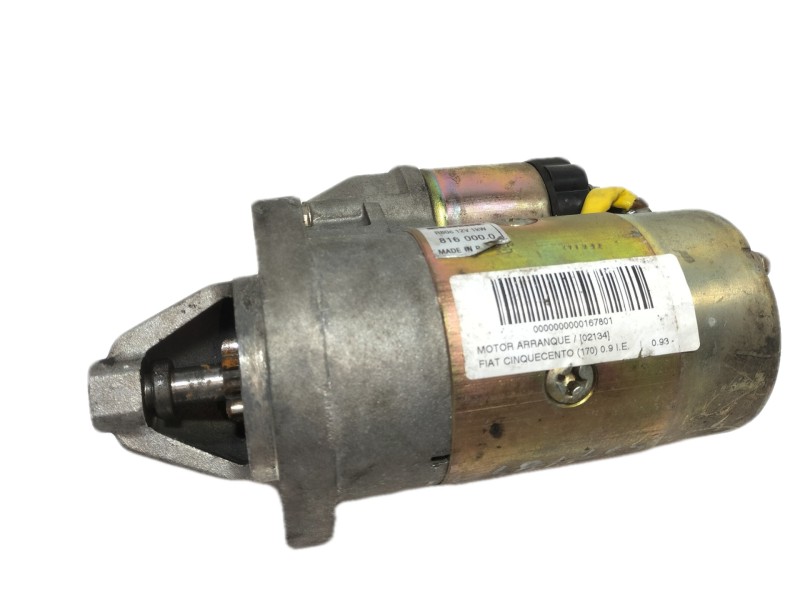 Recambio de motor arranque para fiat cinquecento (170) 0.9 i.e. referencia OEM IAM 8160000 8160000 