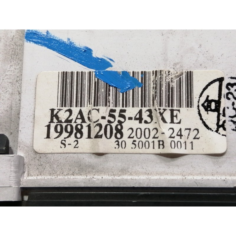 Recambio de cuadro instrumentos para kia shuma 1.5 comfort 5 berlina referencia OEM IAM 20022472 K2AC5543XE 