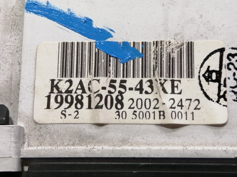 Recambio de cuadro instrumentos para kia shuma 1.5 comfort 5 berlina referencia OEM IAM 20022472 K2AC5543XE 
