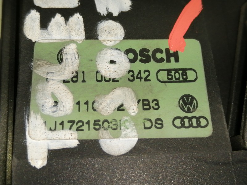 Recambio de potenciometro pedal para seat toledo (1m2) 1.9 tdi referencia OEM IAM 1J1721503K 0281002342 