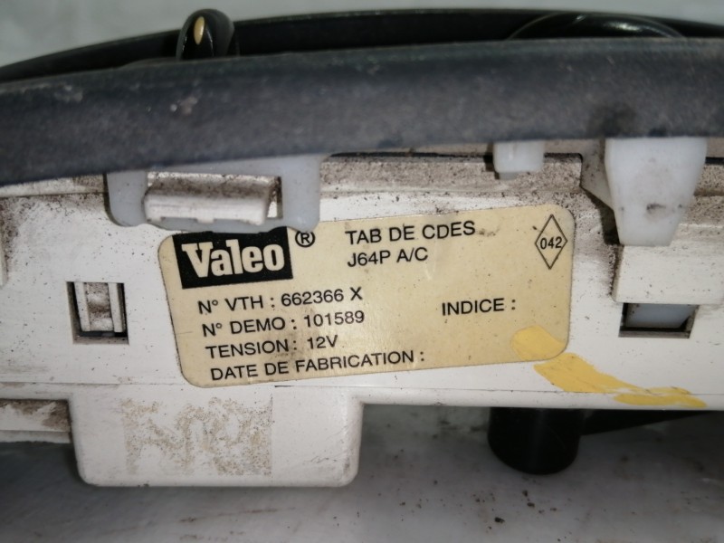 Recambio de mando calefaccion / aire acondicionado para renault megane i scenic (ja0) 1.9 d alize referencia OEM IAM 7701209441 