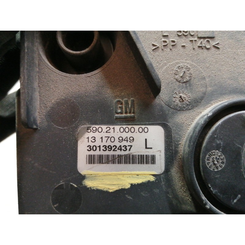 Recambio de faro antiniebla izquierdo para opel vectra c berlina referencia OEM IAM 13170949 301392437 