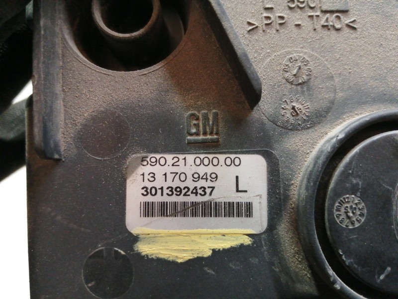 Recambio de faro antiniebla izquierdo para opel vectra c berlina referencia OEM IAM 13170949 301392437 