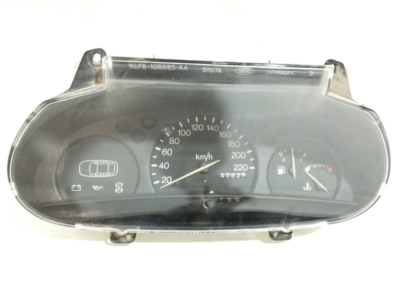Recambio de cuadro instrumentos para ford fiesta berlina básico referencia OEM IAM 96FB10838AA  