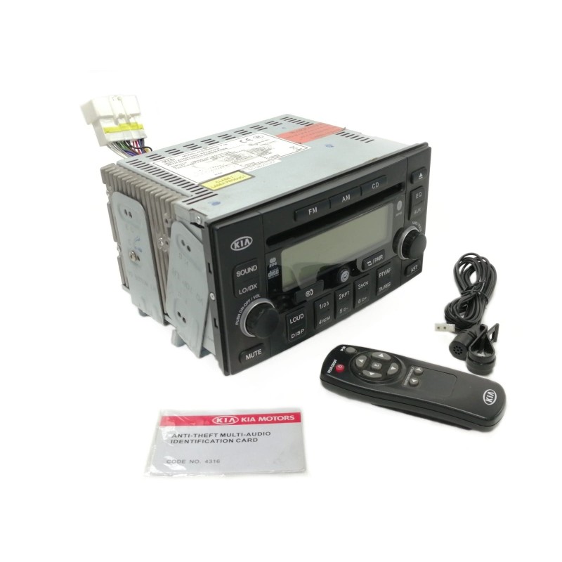 Recambio de sistema audio / radio cd para kia carnival 2.9 crdi vgt active referencia OEM IAM XCD230RDS  