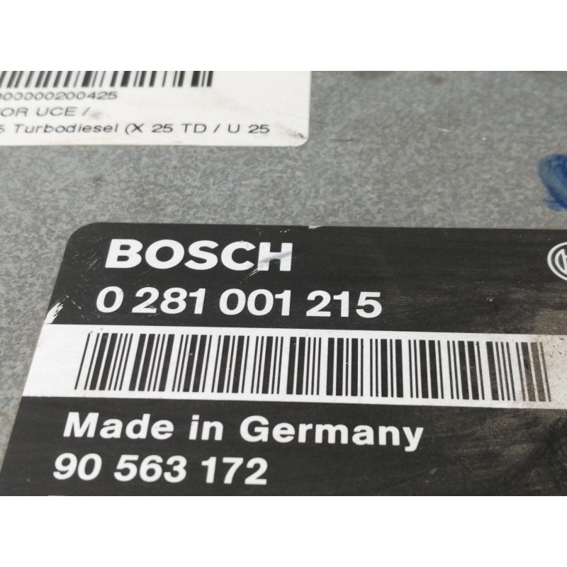 Recambio de centralita motor uce para opel omega b básico berlina referencia OEM IAM 0281001215  