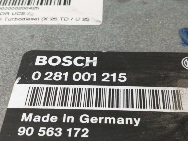Recambio de centralita motor uce para opel omega b básico berlina referencia OEM IAM 0281001215  