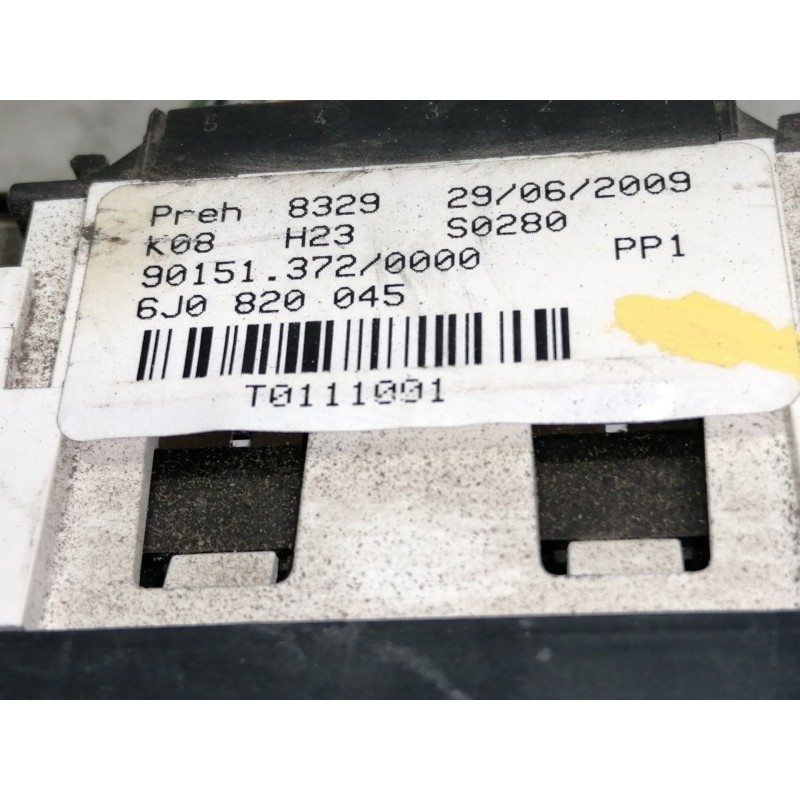 Recambio de mando calefaccion / aire acondicionado para seat ibiza sc (6j1) style tech referencia OEM IAM 6J0820045  
