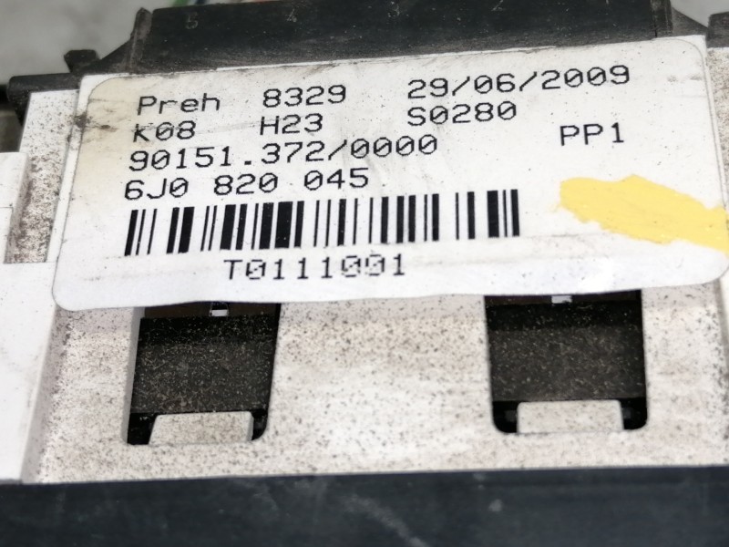 Recambio de mando calefaccion / aire acondicionado para seat ibiza sc (6j1) style tech referencia OEM IAM 6J0820045  