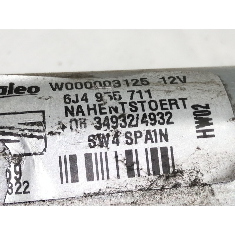 Recambio de motor limpia trasero para seat ibiza sc (6j1) style tech referencia OEM IAM 6J4955711  