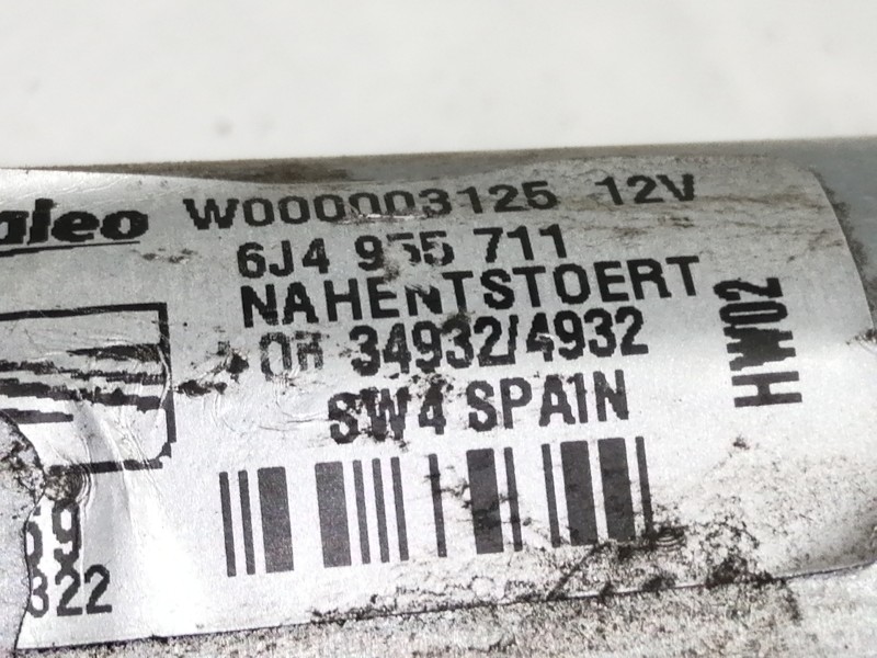 Recambio de motor limpia trasero para seat ibiza sc (6j1) style tech referencia OEM IAM 6J4955711  