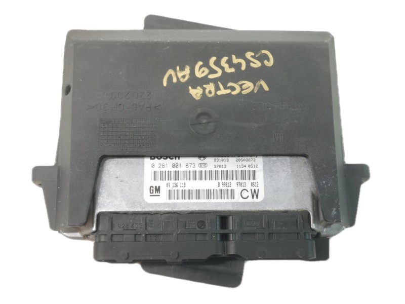 Recambio de centralita motor uce para opel vectra b berlina comfort referencia OEM IAM 0281001873  