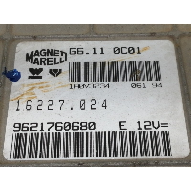 Recambio de centralita motor uce para peugeot 106 (s1) 1.1 referencia OEM IAM 9621760680  