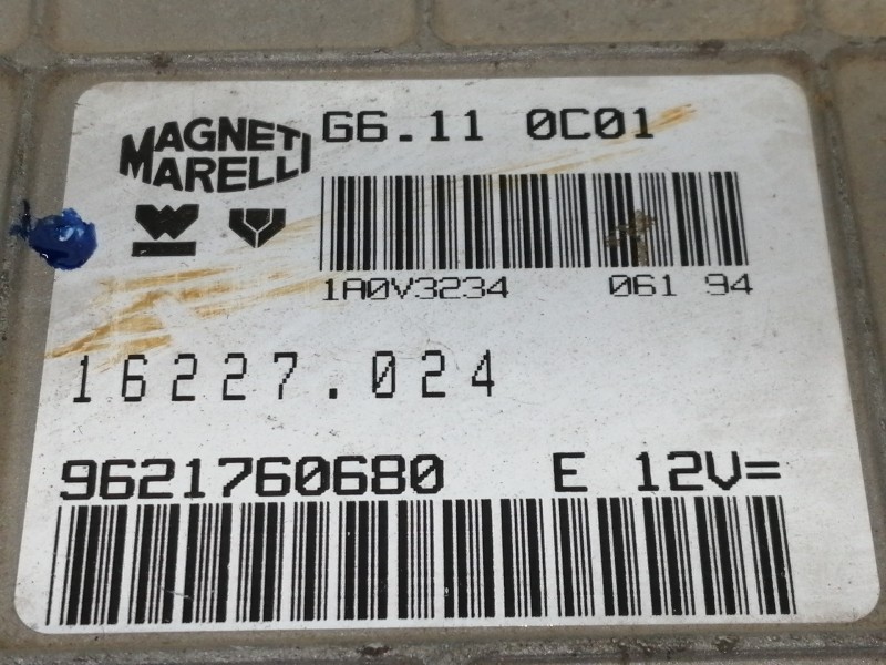 Recambio de centralita motor uce para peugeot 106 (s1) 1.1 referencia OEM IAM 9621760680  