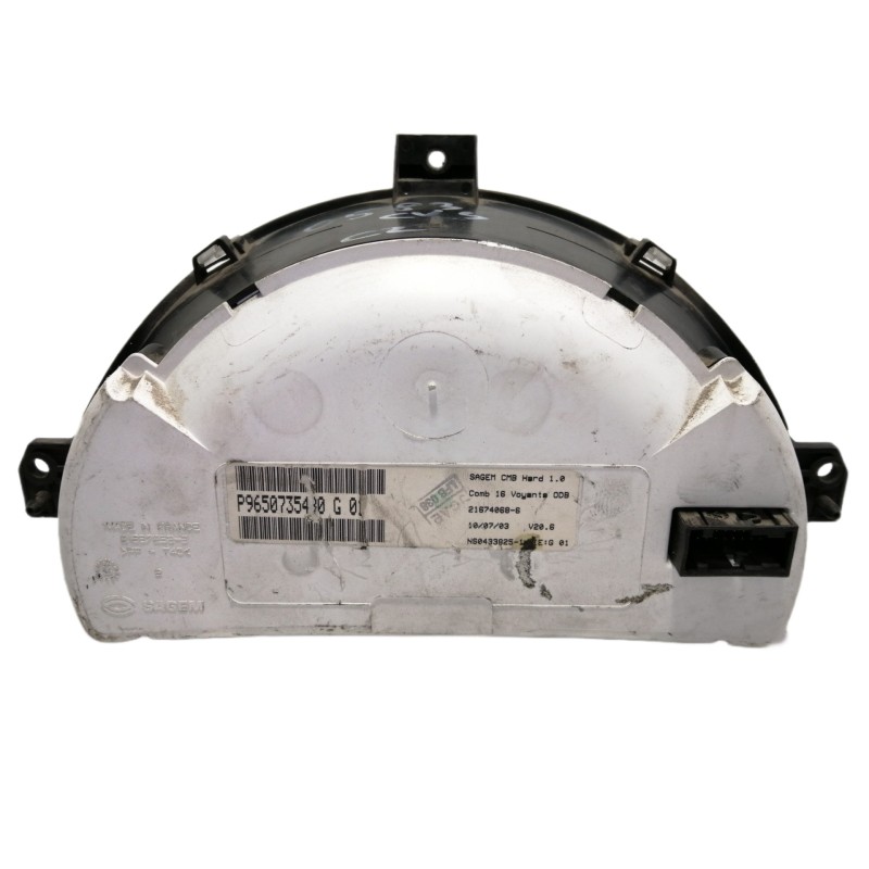Recambio de cuadro instrumentos para citroën c2 sx referencia OEM IAM P9650735480 P9650735480G01 