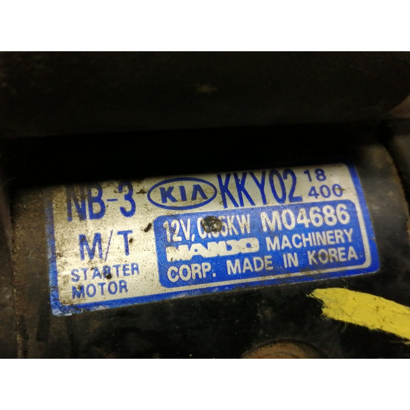 Recambio de motor arranque para kia pride glxi berlina referencia OEM IAM KKY0218400 M04686 