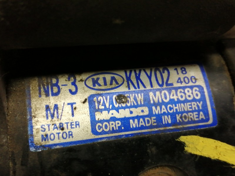 Recambio de motor arranque para kia pride glxi berlina referencia OEM IAM KKY0218400 M04686 