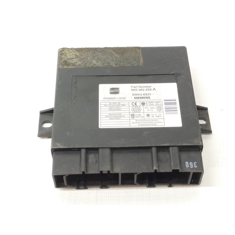 Recambio de centralita cierre para seat ibiza (6k1) stella referencia OEM IAM 6K0962258A  