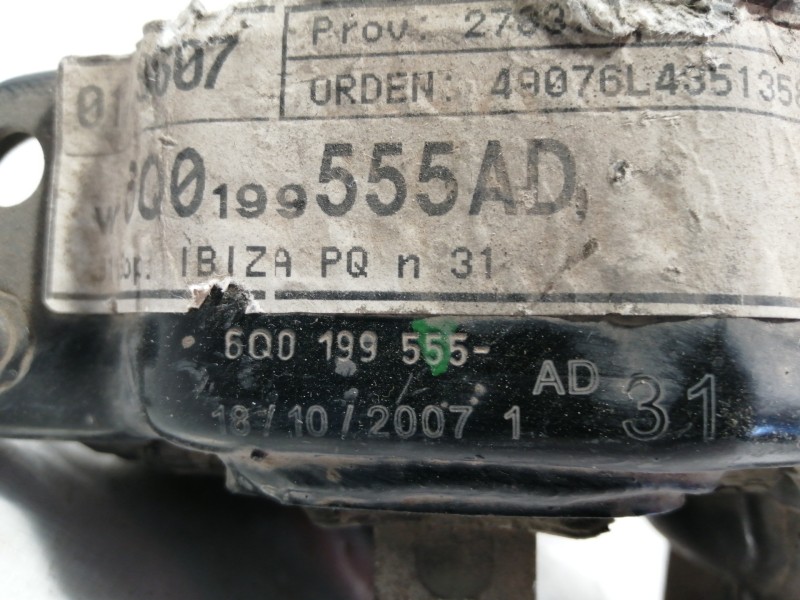 Recambio de soporte cambio para seat ibiza (6l1) 1.4 tdi referencia OEM IAM 6Q0199555 WO6Q0199555AD 