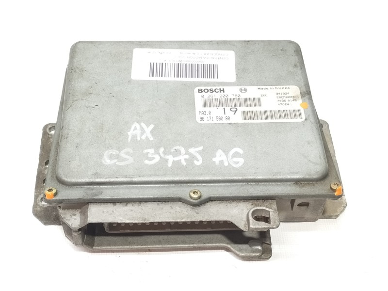 Recambio de centralita motor uce para citroën ax 1.0 armonia referencia OEM IAM 0261200780  