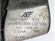 Recambio de cinturon seguridad trasero derecho para seat alhambra (7v8) sxe referencia OEM IAM 95VW613B86   2