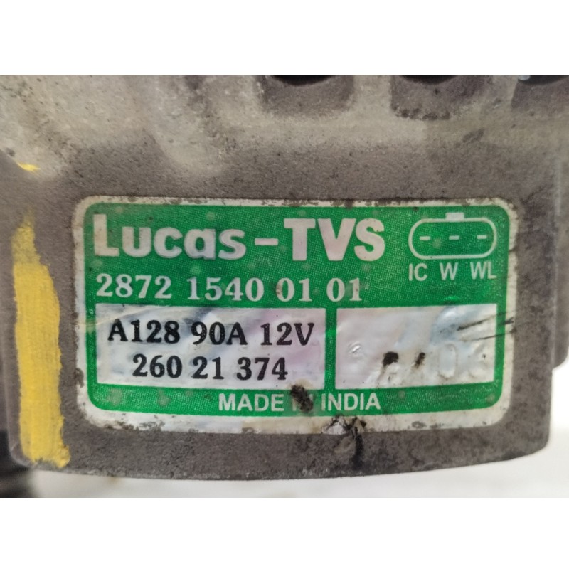 Recambio de alternador para tata indica idi referencia OEM IAM 287215400101 26021374 A12890A