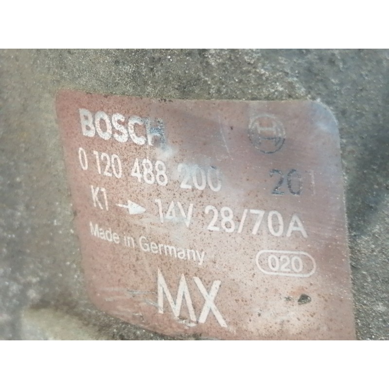 Recambio de alternador para opel astra f berlina gls referencia OEM IAM 0120488200  