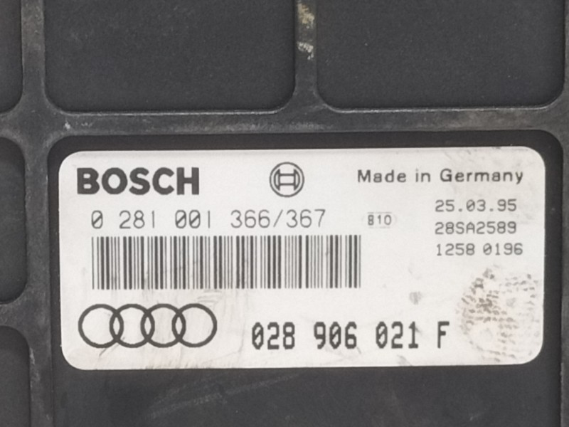 Recambio de centralita motor uce para audi a4 berlina (b5) 1.9 tdi referencia OEM IAM 028906021F  