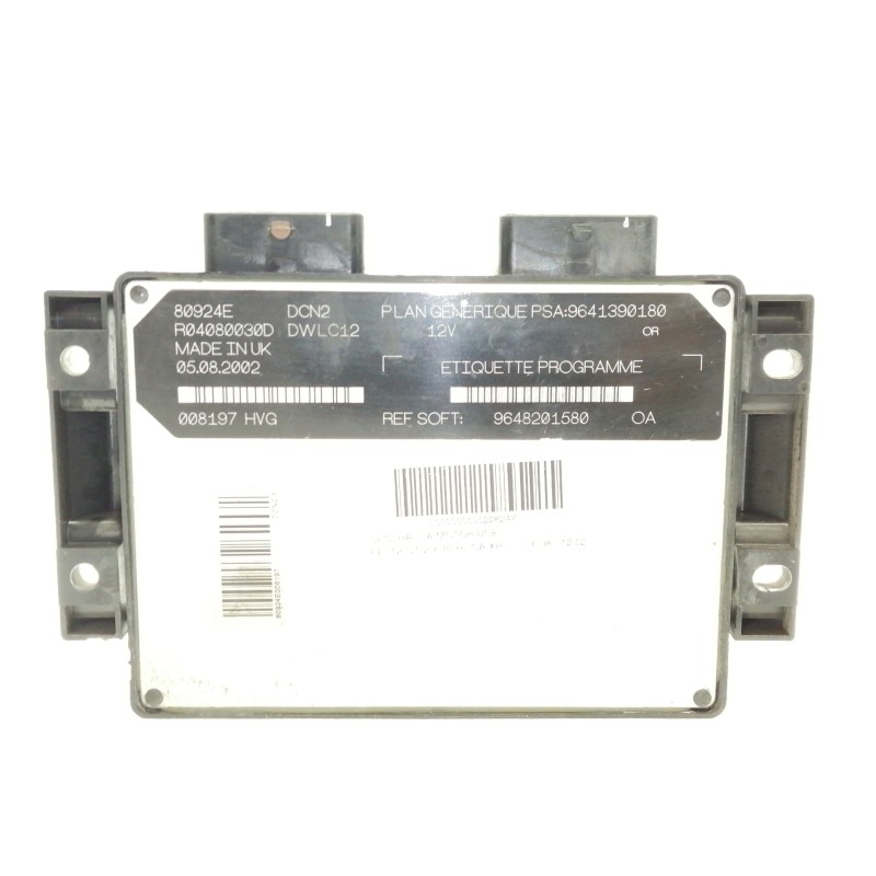 Recambio de centralita motor uce para peugeot 206 berlina xr referencia OEM IAM 9641390180 9648201580 