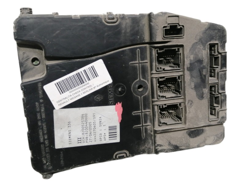 Recambio de centralita check control para renault megane ii berlina 3p authentique referencia OEM IAM 8200525384 8200440600 